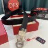 6932004e3a89a121ed54ff88 Arrival 🎺🎺 Authentic Shot, Ferragamo Men's Automatic Belt, ZP Mould Design, 8-Shaped Beveled Pattern with Stainless Steel Hardware, Business Belt, Imported Small Ferragamo Mesh Pattern Top-Grain Calfskin, Automatic Tooth Adjustment, 3.5 cm Width