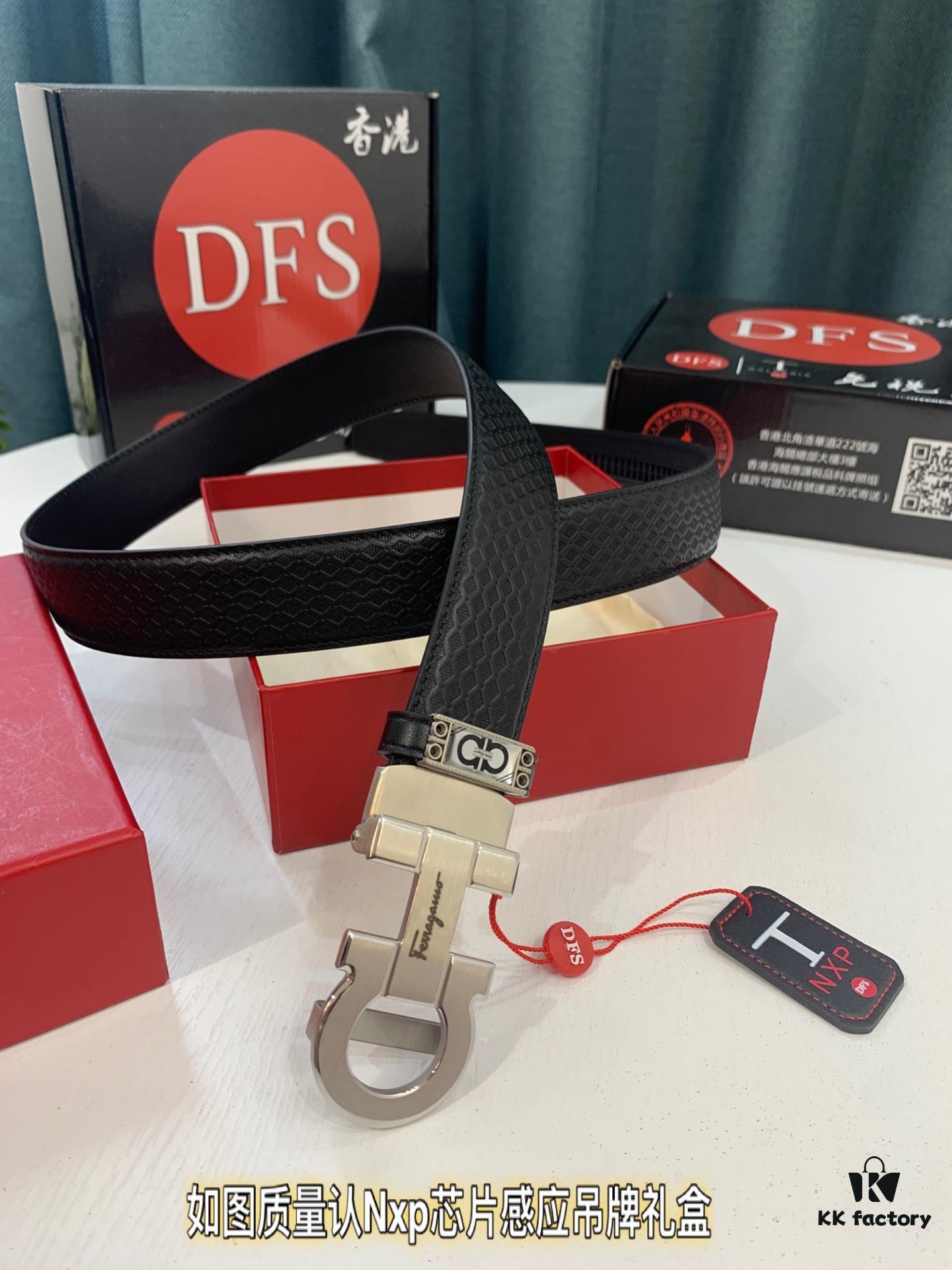 6932004e3a89a121ed54ff88 Arrival 🎺🎺 Authentic Shot, Ferragamo Men's Automatic Belt, ZP Mould Design, 8-Shaped Beveled Pattern with Stainless Steel Hardware, Business Belt, Imported Small Ferragamo Mesh Pattern Top-Grain Calfskin, Automatic Tooth Adjustment, 3.5 cm Width