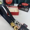 6932004f3a89a121ed54ff90 Arrival 🎺🎺 Authentic Photography, Ferragamo Automatic Series Men's Belt, ZP Molded 8-Shaped Beveled Pattern with Stainless Steel Hardware, Business Belt, Imported Small Ferragamo Mesh Pattern Top-Grain Calfskin, Automatic Tooth Adjustment, Width 3.5 cm