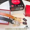 693200503a89a121ed54ffa5 Ferragamo Men's Belt, Genuine First-Layer Calfskin with Crocodile Texture, Reversible Design, 3.5cm Width, Octagonal Stainless Steel Hardware, Adjustable Length, Ideal Gift Choice