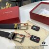 693200523a89a121ed54ffba Shop Owner Recommended: Ferragamo Men's Belt, Genuine Imported Full-Grain Calf Leather, Reversible Design, 3.5cm Width, Octagonal Stainless Steel Hardware