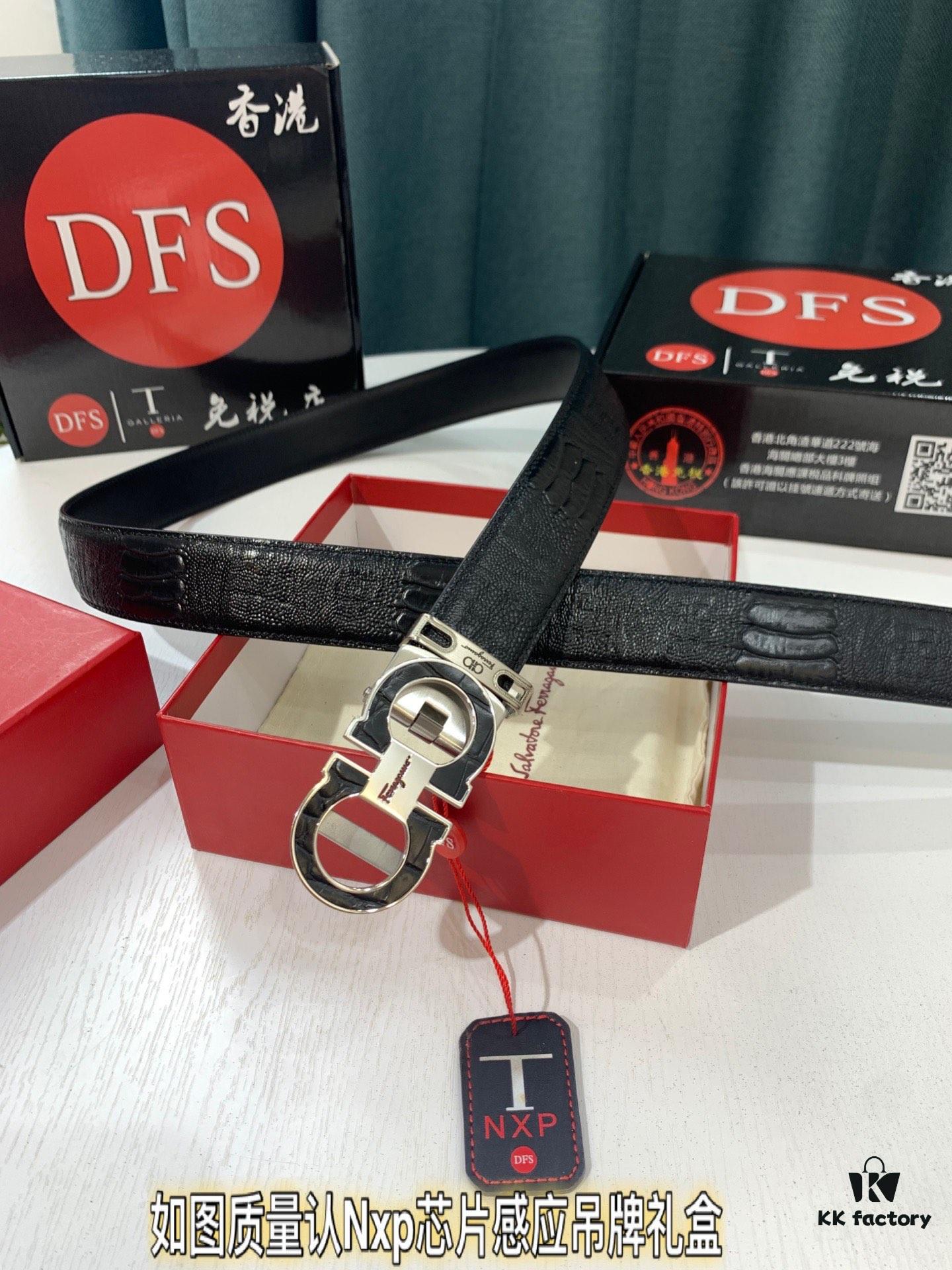 693200533a89a121ed54ffc7 SALUTE Recommend 🎺🎺 Authentic Filigree Automatic Belt, 2023 Newest Style, Crocodile Grain Top Layer Cowhide, 3.5cm Width, Premium Business Dress Belt with Smooth Slide Closure
