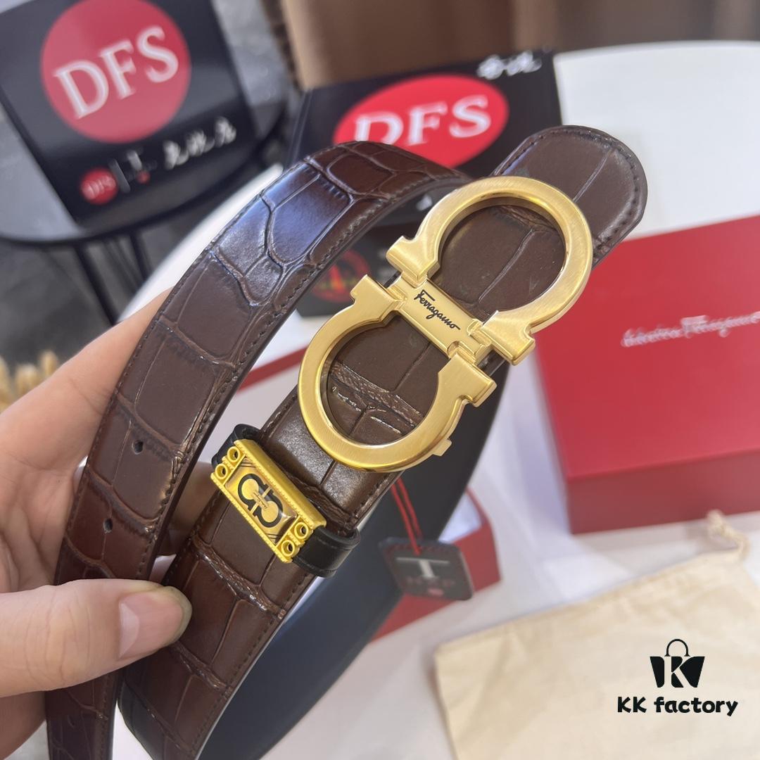 693200543a89a121ed54ffd2 Top Brand Belt, Hong Kong Duty-Free T Gift Box, Anti-Counterfeit QR Code Authentication, Hong Kong SAR Address, New 8-Shaped Authentic Hardware, Precision Craftsmanship, Original Mold Logo with Steel Stamp, New Hot Product Firenze - Ferragamo