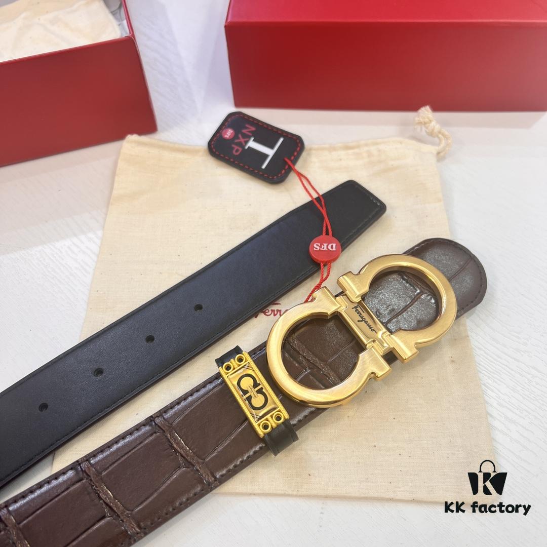 693200543a89a121ed54ffd3 Top Brand Belt, Hong Kong Duty-Free T Gift Box, Anti-Counterfeit QR Code Authentication, Hong Kong SAR Address, New 8-Shaped Authentic Hardware, Precision Craftsmanship, Original Mold Logo with Steel Stamp, New Hot Product Firenze - Ferragamo