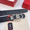 693200563a89a121ed54ffe7 Top-tier Salvatore Ferragamo Belt, Hong Kong Duty-Free T Gift Box, Anti-Counterfeit QR Code Authentication, New '8' Shaped Original Hardware, Precision Craftsmanship, Genuine Logo Steel Stamp, Imported Embossed Top-Grain Calfskin from German OEM Manufacturer