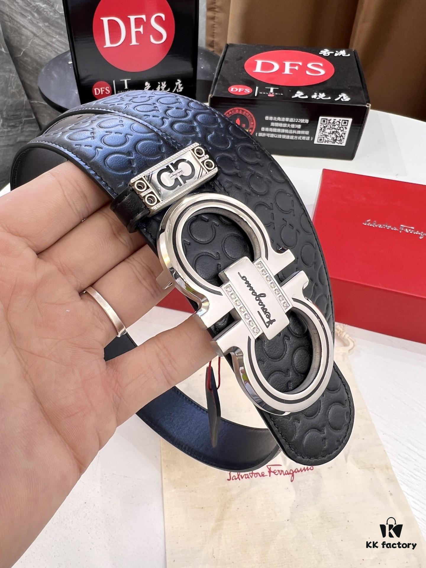 693200563a89a121ed54ffe8 Top-tier Salvatore Ferragamo Belt, Hong Kong Duty-Free T Gift Box, Anti-Counterfeit QR Code Authentication, New '8' Shaped Original Hardware, Precision Craftsmanship, Genuine Logo Steel Stamp, Imported Embossed Top-Grain Calfskin from German OEM Manufacturer