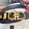 693200563a89a121ed54ffee Top-Tier Salvatore Ferragamo Belt, Hong Kong Duty-Free Gift Box, Original 8-Shaped Hardware, Genuine Leather, NFC Chip Enabled