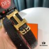 6932005f3a89a121ed55002d Shop Owner Recommended 🎺🎺 Hermes (Men's) Belt, Genuine Imported Embossed Horse Head Full-Grain Leather Belt, Wine Red with Fine Texture, Adjustable Length, Stainless Steel Hardware with Internal Lettering, 3.8cm Width