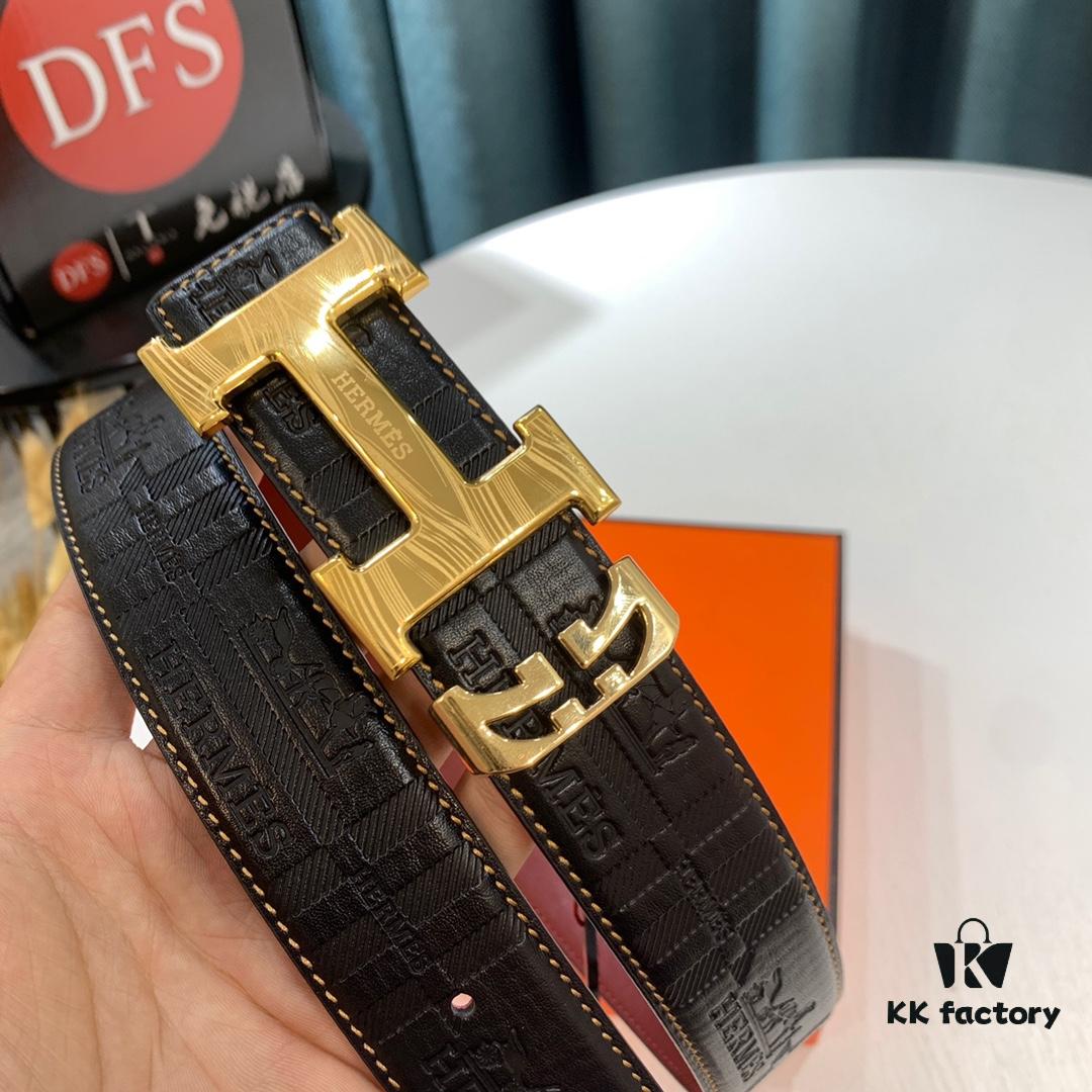 6932005f3a89a121ed55002d Shop Owner Recommended 🎺🎺 Hermes (Men's) Belt, Genuine Imported Embossed Horse Head Full-Grain Leather Belt, Wine Red with Fine Texture, Adjustable Length, Stainless Steel Hardware with Internal Lettering, 3.8cm Width