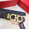 693200623a89a121ed55003b Top-Tier Salvatore Ferragamo Style Belt, Hong Kong Duty-Free T Gift Box, 8-Shape Authentic Hardware, Genuine Crocodile Grain Full-Grain Leather, German Manufactured
