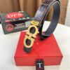 693200633a89a121ed55003e Top-Tier Salvatore Ferragamo Style Belt, Hong Kong Duty-Free T Gift Box, 8-Shape Authentic Hardware, Genuine Crocodile Grain Full-Grain Leather, German Manufactured