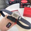 693200633a89a121ed550047 Shop Owner Recommended Filagrano Men's Belt, Genuine Imported Split-Grain Top-Layer Cowhide, Reversible Design, 3.5cm Width, New Minimalist Stainless Steel Hardware