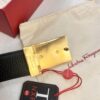 693200643a89a121ed550051 Shop Owner Recommended Trumpet Trumpet Salvatore Ferragamo Men's Belt, Genuine Imported Full-Grain Calfskin with Pebbled Texture, Reversible Design, Customizable Length, New Simple Color Stainless Steel Hardware, 3.5cm Width, Ideal Gift Choice
