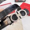 693200673a89a121ed550075 Top-tier Salvatore Ferragamo Belt, Authentic Hong Kong Duty-Free T Gift Box, 8-Shape Genuine Hardware, Full-Grain Crocodile-Texture Calfskin Leather, German-Made Craftsmanship