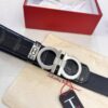 693200673a89a121ed550076 Top-tier Salvatore Ferragamo Belt, Authentic Hong Kong Duty-Free T Gift Box, 8-Shape Genuine Hardware, Full-Grain Crocodile-Texture Calfskin Leather, German-Made Craftsmanship