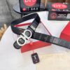 693200673a89a121ed550078 Top-tier Salvatore Ferragamo Belt, Authentic Hong Kong Duty-Free T Gift Box, 8-Shape Genuine Hardware, Full-Grain Crocodile-Texture Calfskin Leather, German-Made Craftsmanship