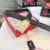 693200683a89a121ed550086 Salvatore Ferragamo Men's Belt, Genuine First-Layer Calfskin with Double-Sided Usage, New Minimalist Stainless Steel Hardware, 3.5cm Width