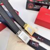 693200693a89a121ed55008f Salvatore Ferragamo Men's Belt, Genuine First-Layer Calfskin with Double-Sided Usage, New Simple Steel Hardware, 3.5cm Width