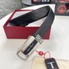 6932006e3a89a121ed5500ce Arrival! Filagrando Men's Automatic Series Leather Belt with 8-Shaped Beveled Pattern, Top-Quality Full-Grain Cattlehide, Stainless Steel Hardware, 3.5cm Width