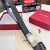 6932006f3a89a121ed5500dc Salvatore Ferragamo Men's Automatic Belt, 3.5cm Width, Full-Grain Calfskin with Steel Hardware, Diagonal Texture