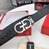 693200703a89a121ed5500e6 Salvatore Ferragamo Men's Automatic Belt, Top-Quality Imported Full-Grain Calfskin with Steel Hardware, 3.5cm Width, Figure-Eight Textured Buckle