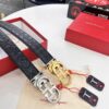 693200703a89a121ed5500eb Salvatore Ferragamo Men's Automatic Belt, Top-Quality Imported Full-Grain Calfskin with Steel Hardware, 3.5cm Width, Figure-Eight Textured Buckle