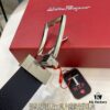 6932007e3a89a121ed5500ee Top-Tier Salvatore Ferragamo Belt, Hong Kong Duty-Free Gift Box, Authenticity Scan Verification, New 8-Shaped Genuine Hardware, 360° Rotatable Logo, Dual-Sided Leather Design
