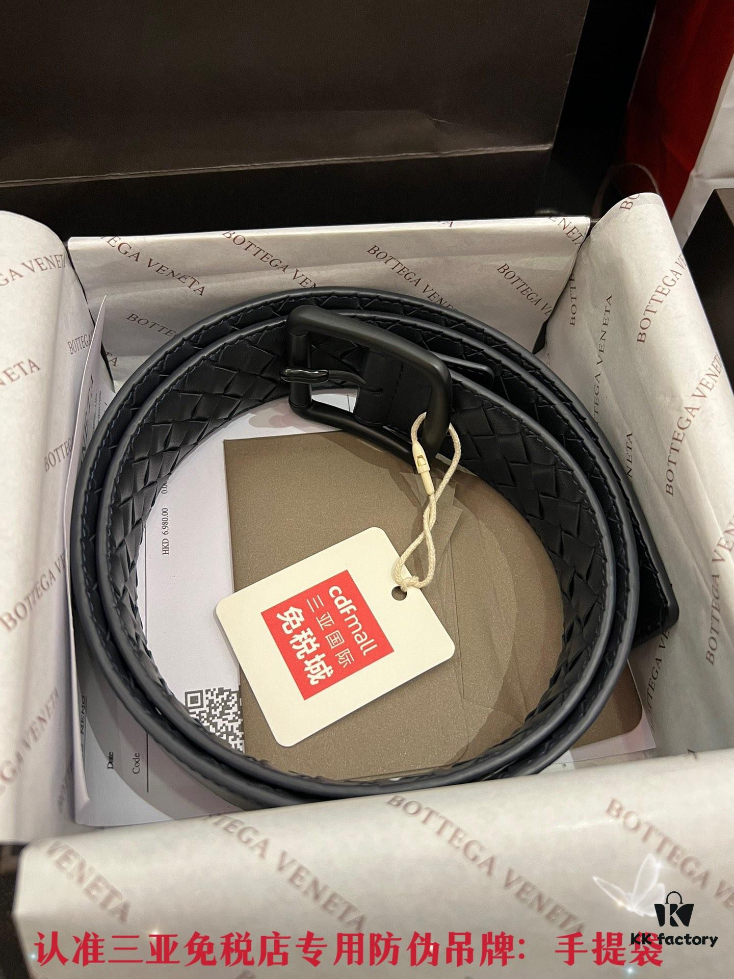 Authentic CDF Sanya Tax-Free Genuine Item Shipped Directly 🌎 [Retail Gift Box] Bottega Veneta BV Classic Series, Imported Calfskin Leather, Matched to Retail Version