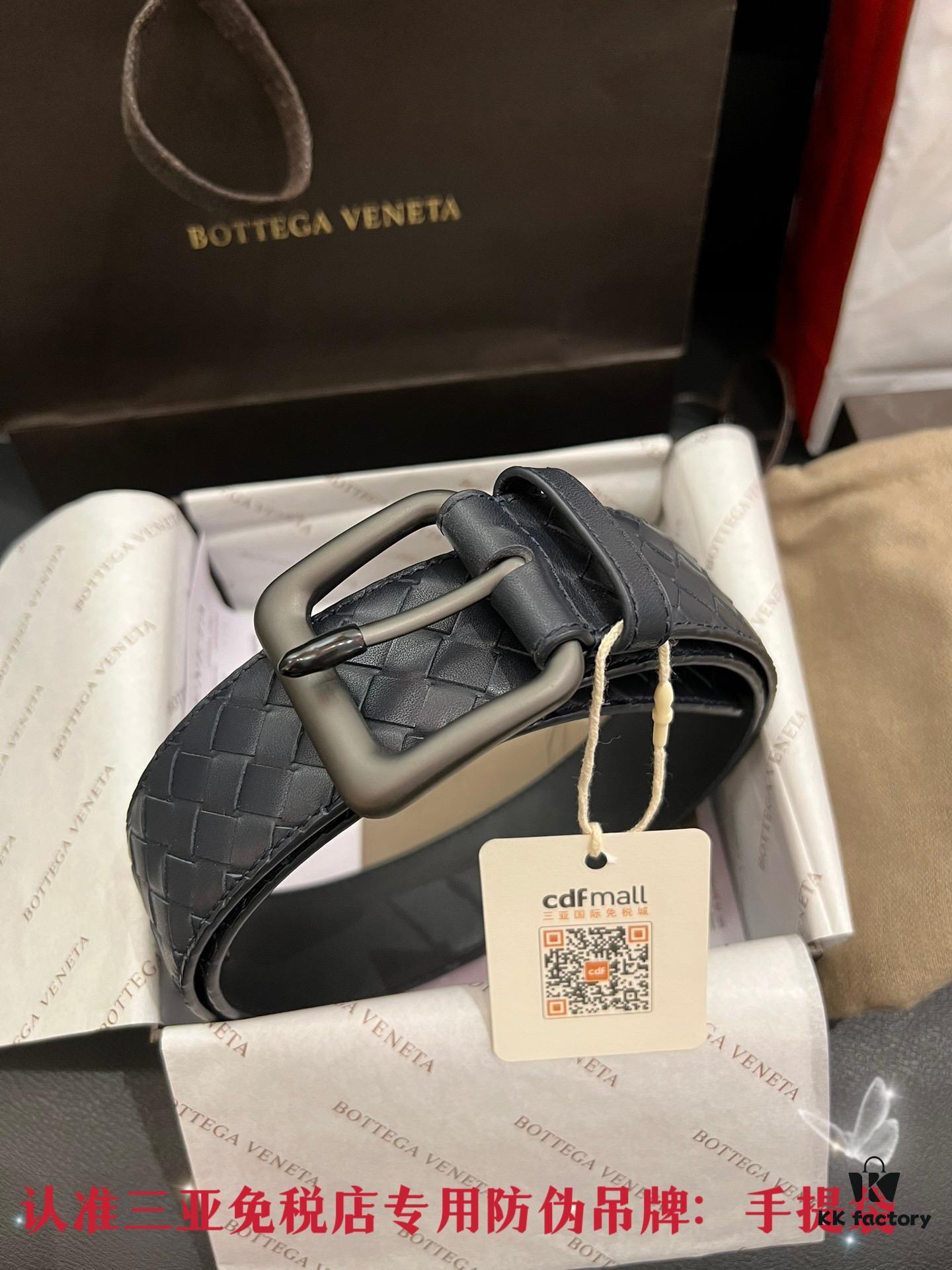 6932009e3a89a121ed55011c Authentic CDF Sanya Tax-Free (Shipped as Pictured) 【Retail Gift Box】Bottega Veneta BV Classic Series, Imported Calfskin, Retail Edition Match, ZP Blue