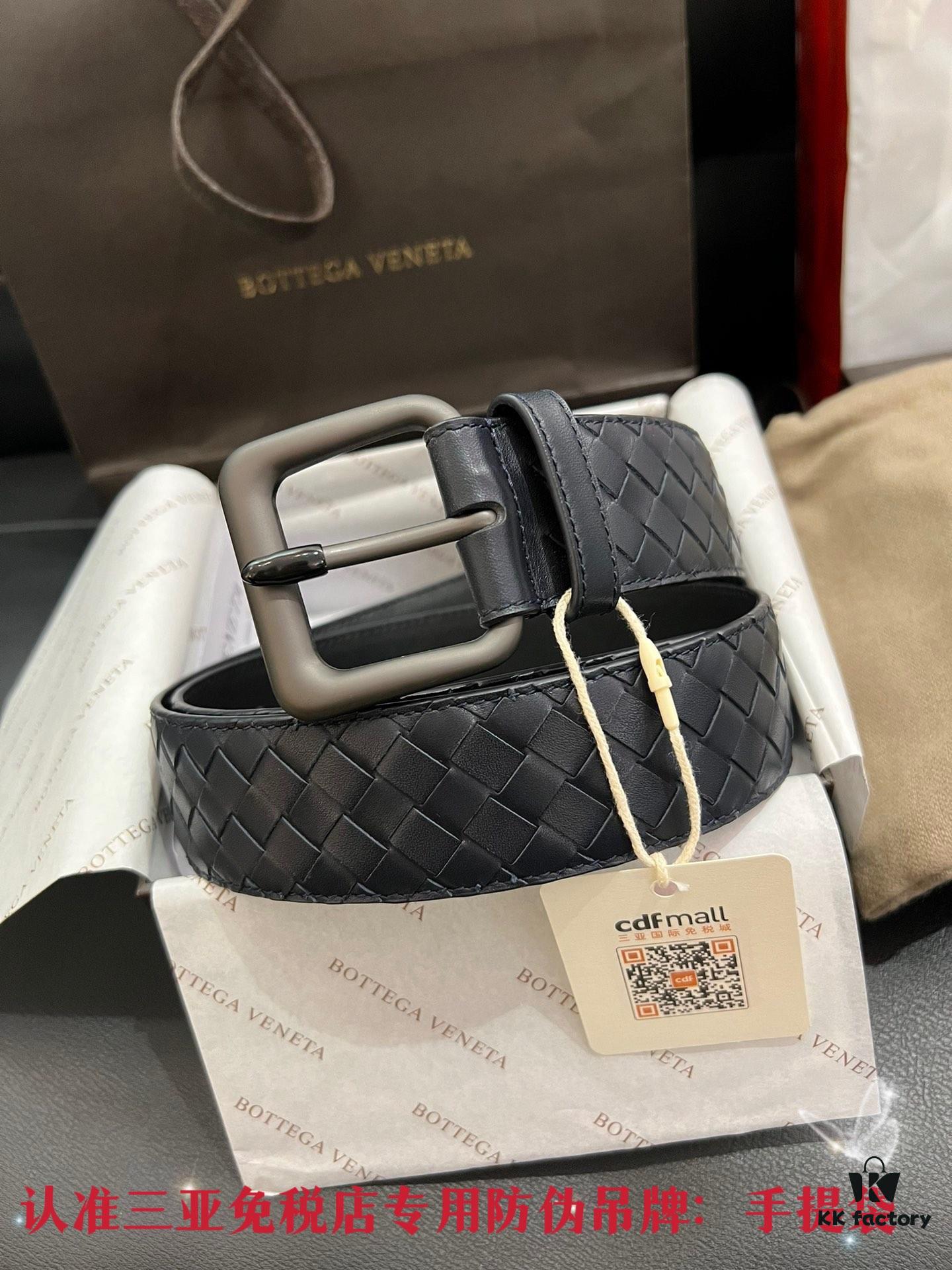 6932009e3a89a121ed55011d Authentic CDF Sanya Tax-Free (Shipped as Pictured) 【Retail Gift Box】Bottega Veneta BV Classic Series, Imported Calfskin, Retail Edition Match, ZP Blue