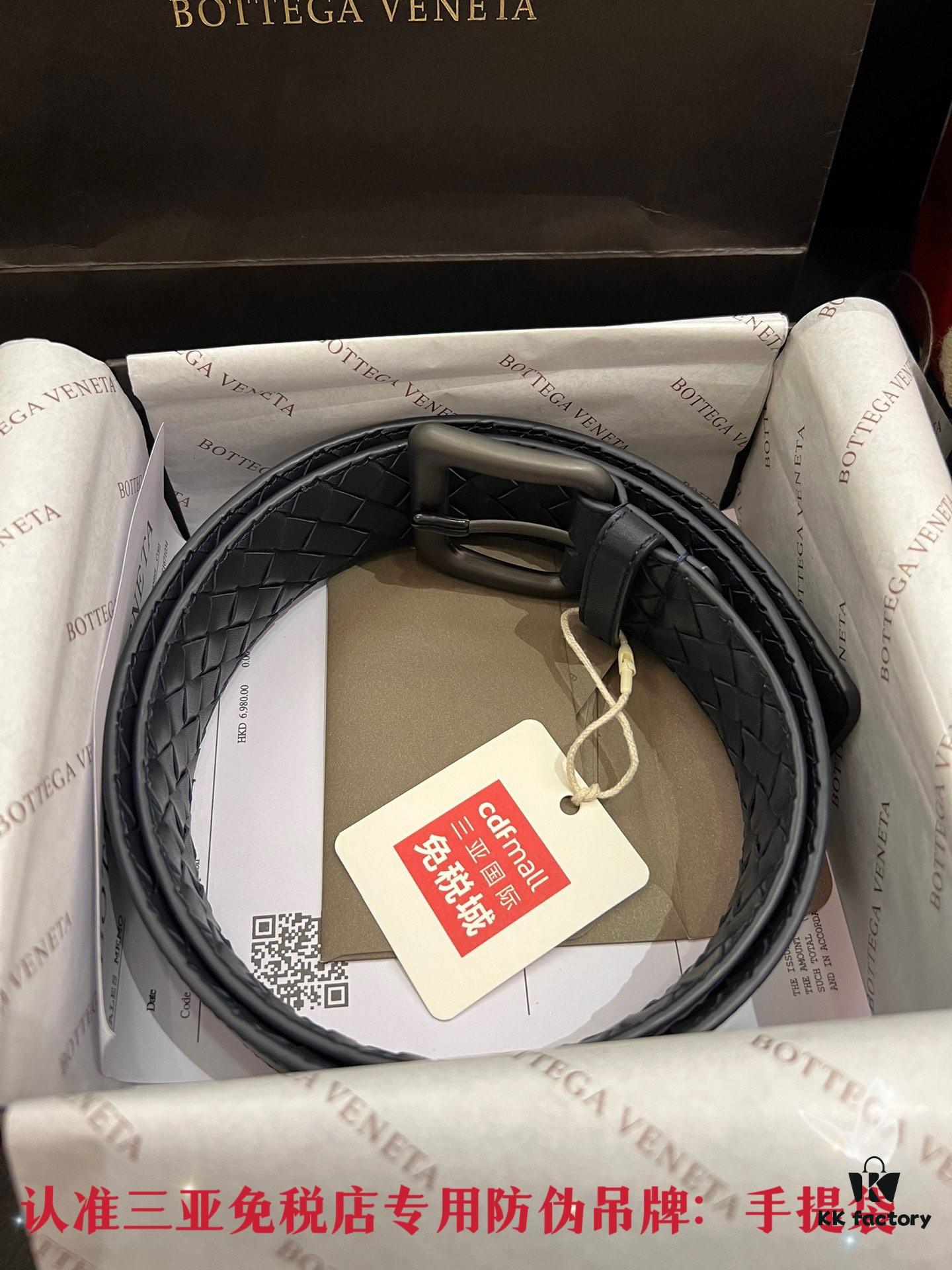 6932009f3a89a121ed550122 Authentic CDF Sanya Tax-Free (Shipped as Pictured) 【Retail Gift Box】Bottega Veneta BV Classic Series, Imported Calfskin, Retail Edition Match, ZP Blue
