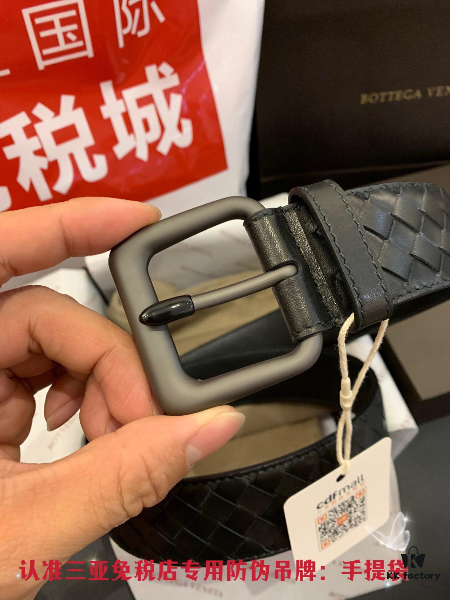 693200a33a89a121ed55012c Shipped in Real Photos 🌎 CDF Sanya Tax-Free Genuine Bottega Veneta Cabinet Gift Set ✧ 4.0 Width Original Factory Quality Black Calfskin