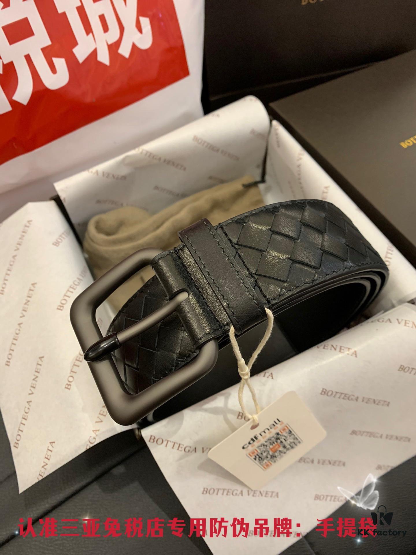 693200a33a89a121ed55012d Shipped in Real Photos 🌎 CDF Sanya Tax-Free Genuine Bottega Veneta Cabinet Gift Set ✧ 4.0 Width Original Factory Quality Black Calfskin
