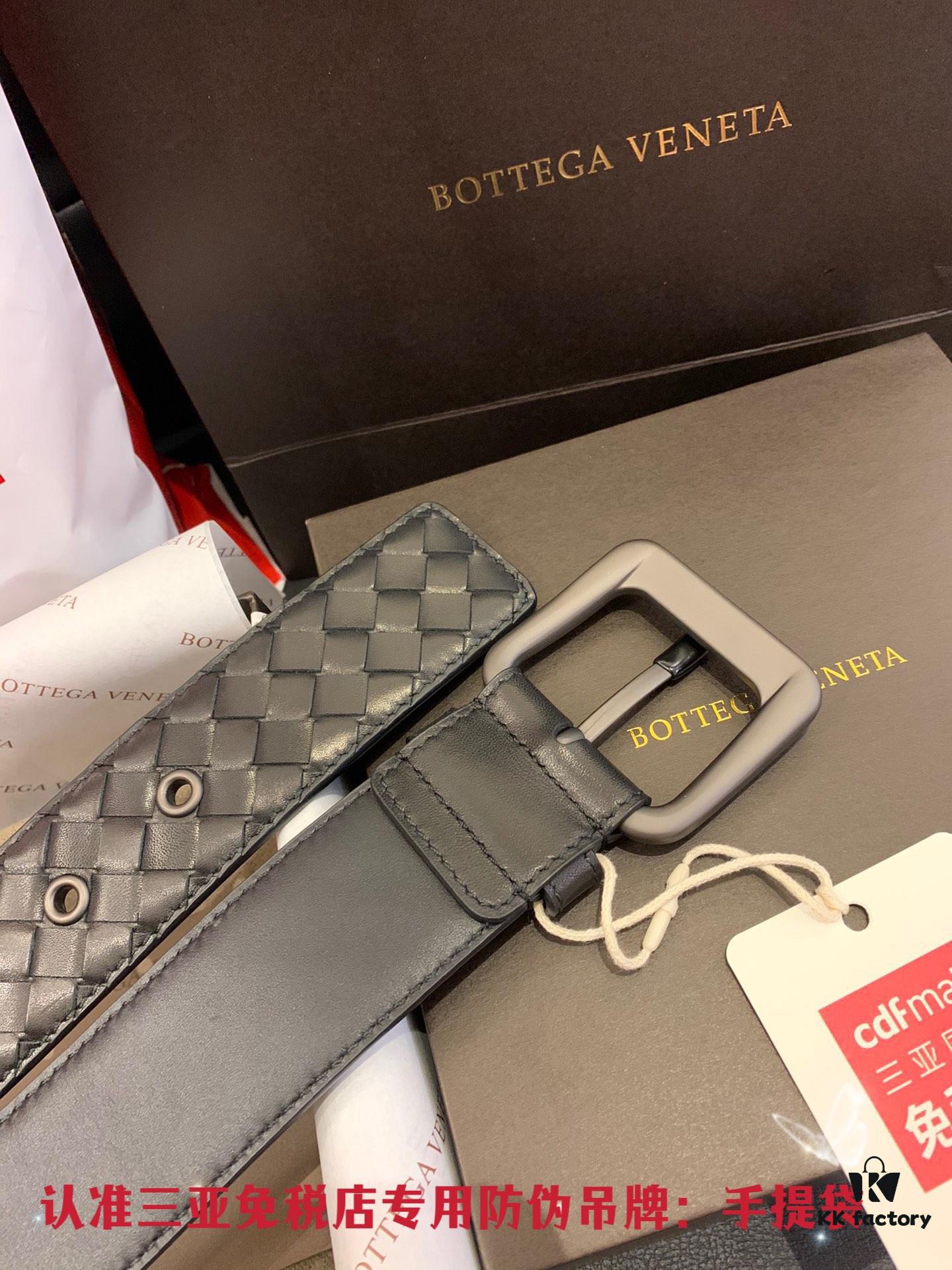 693200a33a89a121ed55012f Shipped in Real Photos 🌎 CDF Sanya Tax-Free Genuine Bottega Veneta Cabinet Gift Set ✧ 4.0 Width Original Factory Quality Black Calfskin