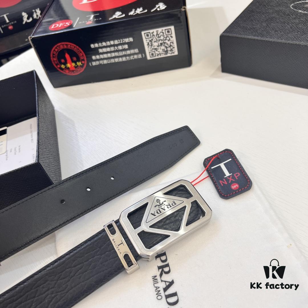 693200a73a89a121ed550153 Prada Hong Kong Duty-Free Gift Box Genuine Leather Belt with Elephant Texture from South Africa