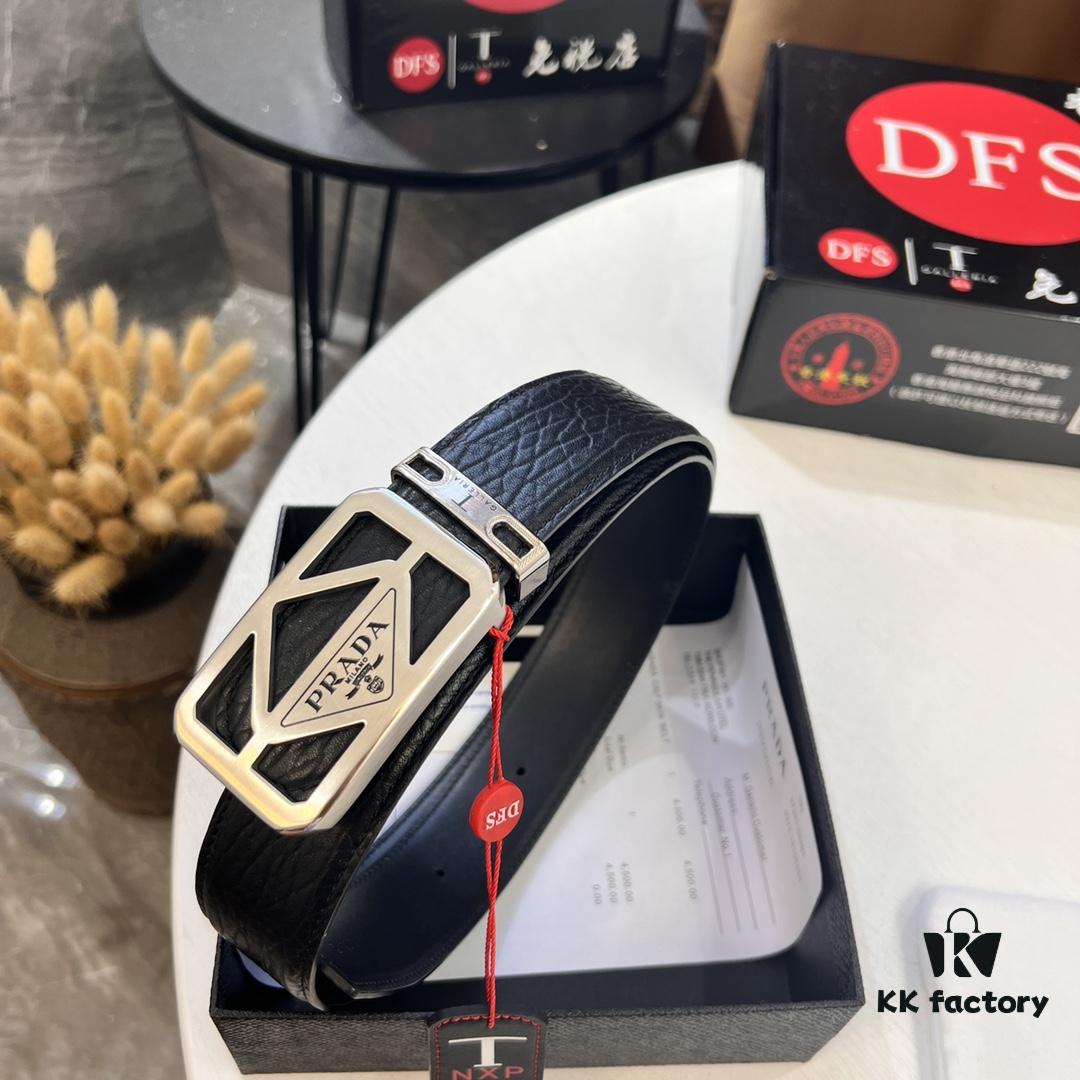 693200a73a89a121ed550154 Prada Hong Kong Duty-Free Gift Box Genuine Leather Belt with Elephant Texture from South Africa