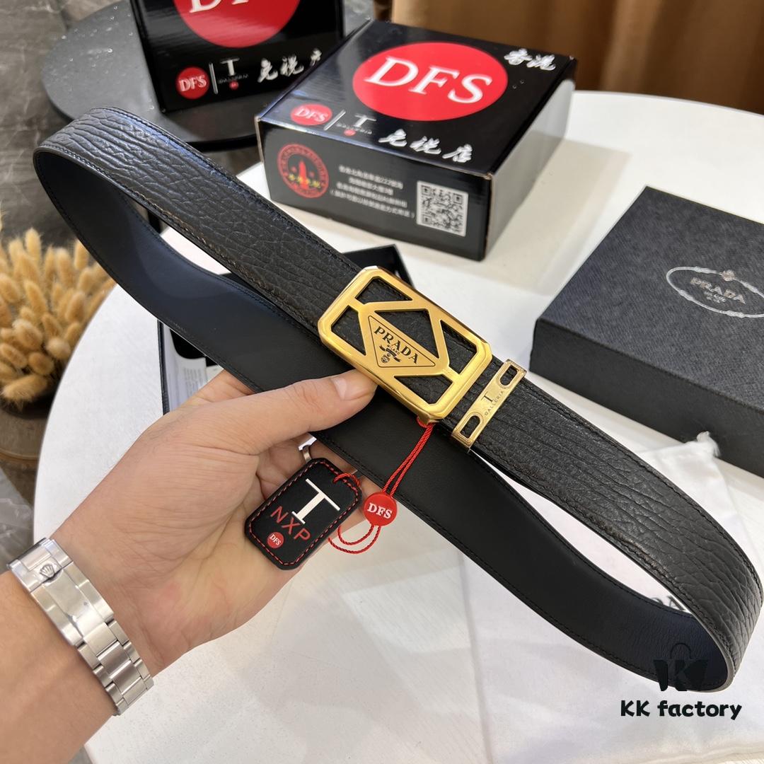 693200a83a89a121ed550158 Prada Hong Kong Duty-Free Gift Box Genuine Leather Belt with Elephant Print from South Africa