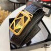 693200a83a89a121ed55015a Prada Hong Kong Duty-Free Gift Box Genuine Leather Belt with Elephant Print from South Africa