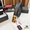 693200a83a89a121ed55015c Prada Hong Kong Duty-Free Gift Box Genuine Leather Belt with Elephant Print from South Africa