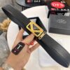 693200a83a89a121ed55015f Prada Hong Kong Duty-Free Gift Box Genuine Leather Belt with Elephant Grain Calfskin and Stainless Steel Hardware