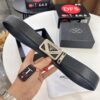 693200a93a89a121ed550166 Prada Hong Kong Duty-Free Gift Box Genuine Leather Belt with Elephant Grain Calfskin and Stainless Steel Hardware