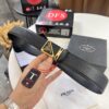 693200aa3a89a121ed550174 Prada Style Hong Kong Duty-Free Gift Box Leather Belt for Men, Cross-Grain Calfskin with Square Buckle, 3.5cm Width, Premium Craftsmanship