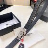 693200ac3a89a121ed55018e Prada Automatic Buckle Belt, Premium Crocodile-Textured Top Layer Imported Leather, 3.5cm Width, Smooth Slide Closure, Polished Black Coated Stainless Steel Hardware