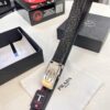 693200ad3a89a121ed55019b Prada Automatic Buckle Belt, Genuine Crocodile-Embossed Top-Layer Imported Leather, 3.5cm Width, Premium Business Formal Belt with Smooth Slide Closure