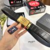 693200ad3a89a121ed55019e Prada Automatic Buckle Belt, Genuine Crocodile Pattern Top Layer Imported Leather, 3.5cm Width, Luxury Business Formal Belt with Smooth Slide Closure