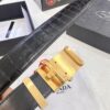 693200ad3a89a121ed5501a0 Prada Automatic Buckle Belt, Genuine Crocodile Pattern Top Layer Imported Leather, 3.5cm Width, Luxury Business Formal Belt with Smooth Slide Closure