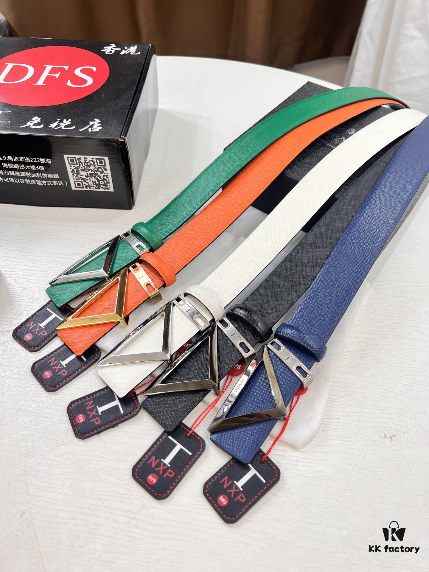 693200ae3a89a121ed5501ab Prada-Inspired V Belt, Hong Kong Duty-Free Gift Box (NXP RFID Tag Detectable on Official Website, Authentic Anti-Counterfeit Chip)