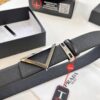 693200ae3a89a121ed5501ad Prada Style V, Hong Kong Duty-Free Gift Box 🎁 (NXP Tag with Verifiable Anti-Counterfeit Chip, Official Website Recognizable), Triangle Buckle Hardware, Electroplated and Polished Finish, Double-Sided Wearable Belt – Trending Couple's Fashion