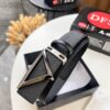 693200ae3a89a121ed5501af Prada Style V, Hong Kong Duty-Free Gift Box 🎁 (NXP Tag with Verifiable Anti-Counterfeit Chip, Official Website Recognizable), Triangle Buckle Hardware, Electroplated and Polished Finish, Double-Sided Wearable Belt – Trending Couple's Fashion
