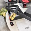 693200b03a89a121ed5501c6 Prada Automatic Buckle Belt, Genuine Imported Cowhide with Basketball Texture, Top-Quality Business Formal Belt